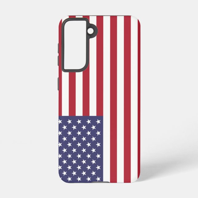 US-Flagge, Flagge der USA, amerikanische Flagge Samsung Galaxy Hülle (Rückseite)