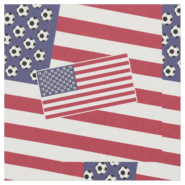 US Flagge-Flagge für Fußball Stoff (Nahaufnahme)
