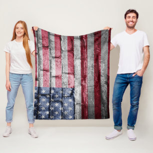 US-Flagge Fleecedecke