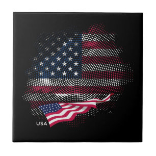 US-Flagge Fliese