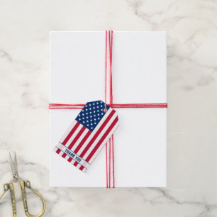 US Flagge für die US-Flagge Geschenkanhänger