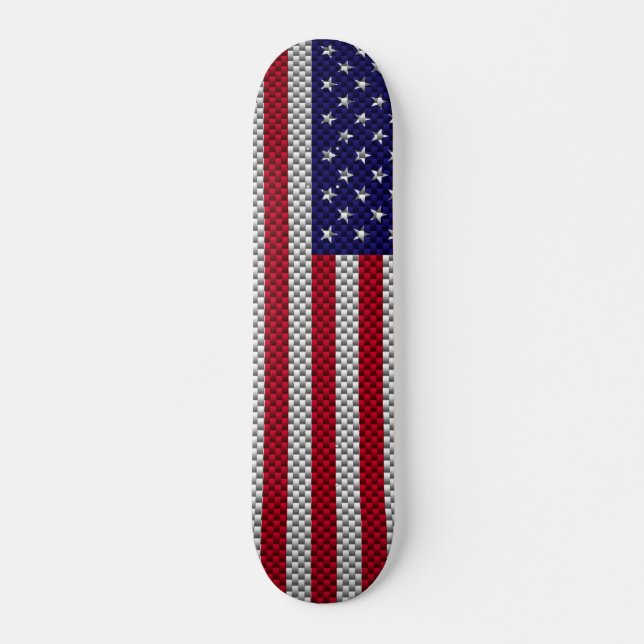 US-Flagge für Kohlenstofffaser wie Print Skateboard (Vorne)