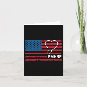 US-Flagge für Psychische Krankenpfleger Karte