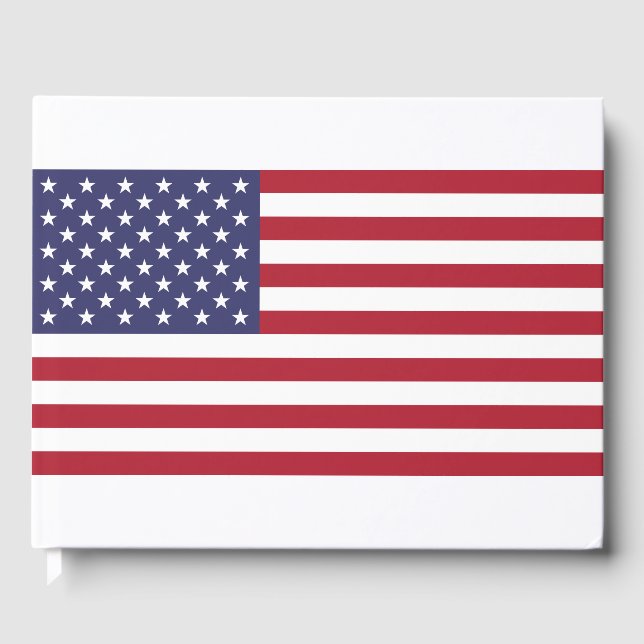 US FLAGGE GÄSTEBUCH (Vorderseite)