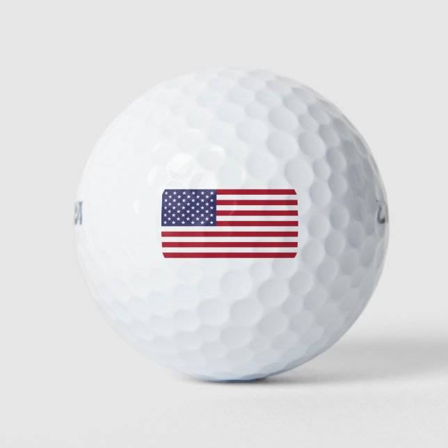 US FLAGGE GOLFBALL (Vorderseite)