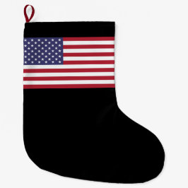 US FLAGGE GROßER WEIHNACHTSSTRUMPF