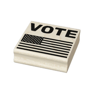 US-Flagge Gummistempel