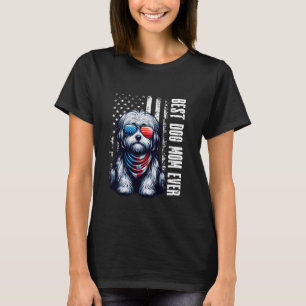 US-Flagge Havanese Hunde Beste Hunde Mama je Mutte T-Shirt