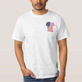 US-Flagge Herren Styel Tshirt