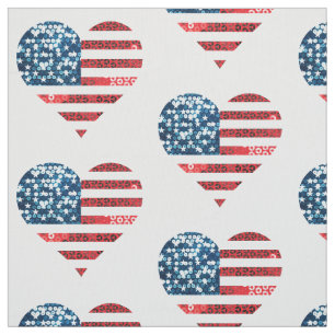 us flagge herz stoff