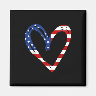US-Flagge Herzstück Amerikanische Patriotische Str Magnet