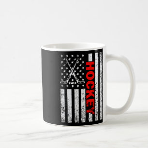 US-Flagge Hockey USA Patriotisch für Frauen Mädche Kaffeetasse