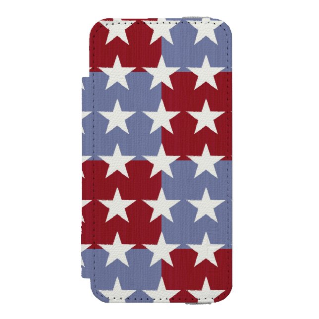 US Flagge Incipio iPhone Geldbeutel-Hülle (Folio Vorderseite)
