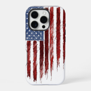 US-Flagge iPhone 16 Pro Hülle