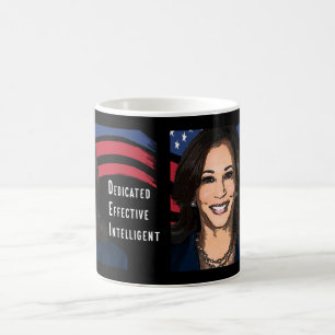US Flagge Kamala Harris für den Präsidenten 2024 Kaffeetasse