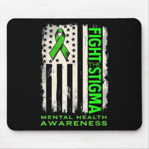 Us-Flagge Kampf gegen Stigmatisierung psychische G Mousepad