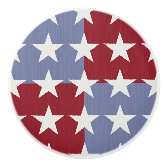 US Flagge Keramikknauf (Vorderseite)