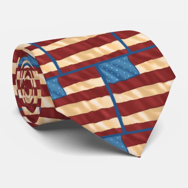 US-Flagge Krawatte (Gerollt)