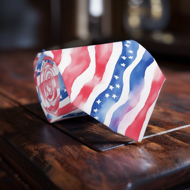US Flagge Krawatte (Von Creator hochgeladen)