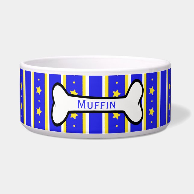 US Flagge-kundenspezifische Haustier-Schüssel Napf (Vorderseite)