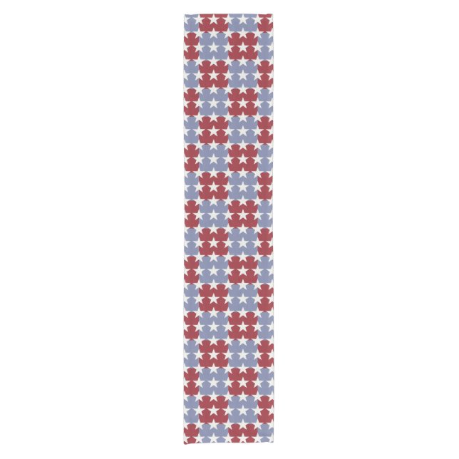 US Flagge Kurzer Tischläufer (Vorderseite)