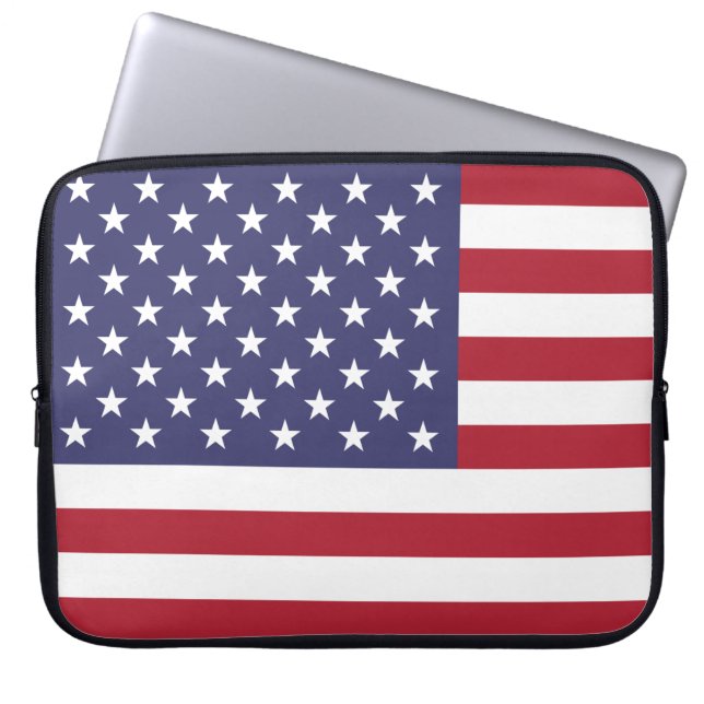 US FLAGGE LAPTOPSCHUTZHÜLLE (Vorderseite)