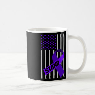 US-Flagge Lila Multifunktionsleisten-Produkte Opio Kaffeetasse