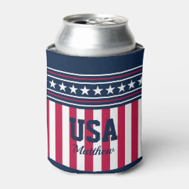 US Flagge mit dem Namen American Styled Dosenkühler