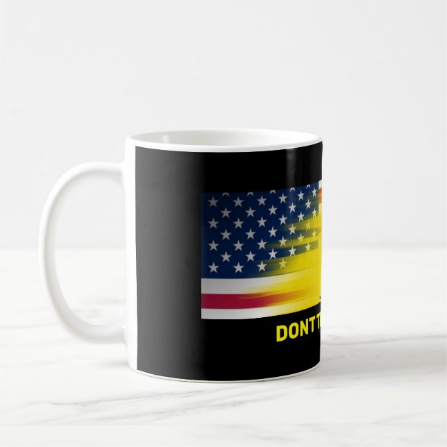 US-Flagge mit Gadsden Flag Tasse (Links)