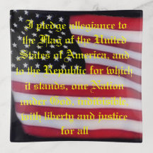 US-Flagge mit Zusage