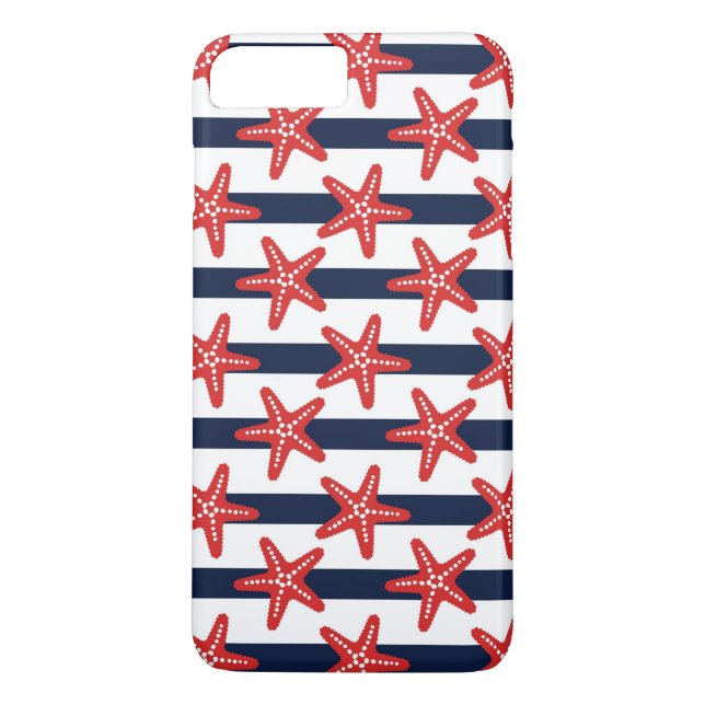 US Flagge-Muster Case-Mate iPhone Hülle (Rückseite)