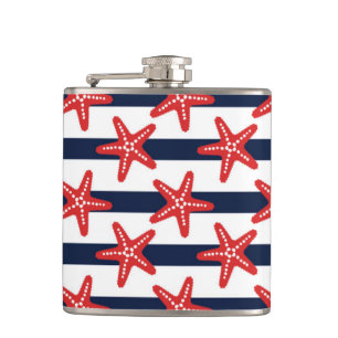 US Flagge-Muster Flachmann