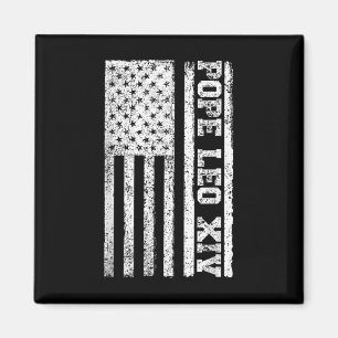 US-Flagge neuer Papst 2025 Christlicher katholisch Magnet