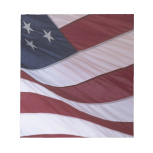 US-Flagge, North Carolina, USA Notizblock