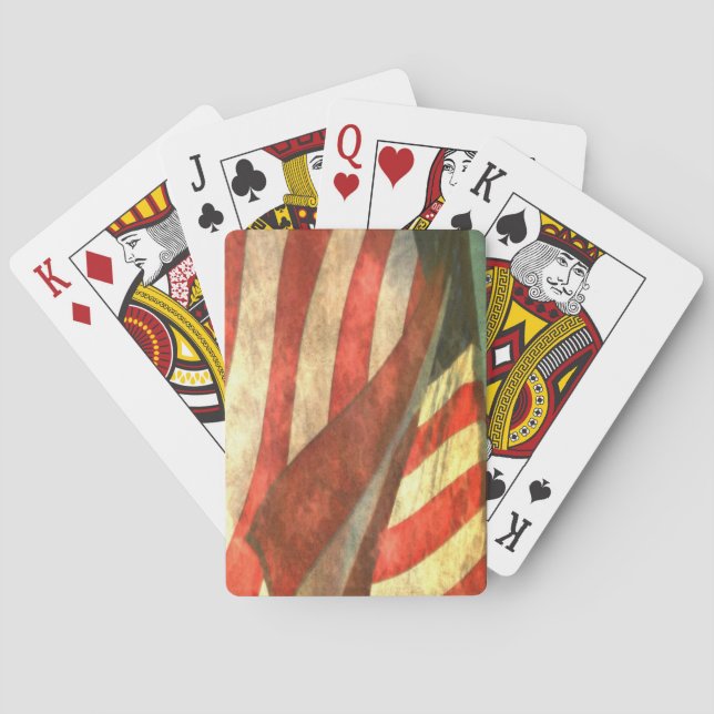 US-Flagge - Old Glory Spielkarten (Rückseite)