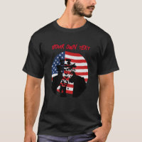 US Flagge/Onkel Sam T - Shirt. Anpassen.