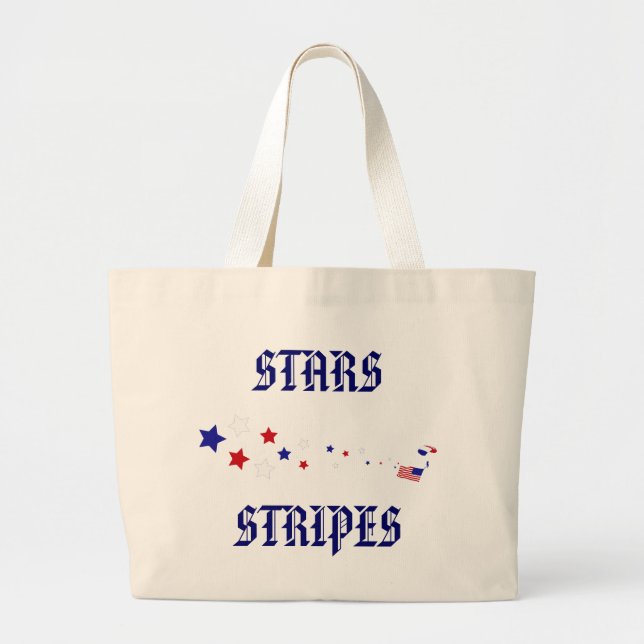 US Flagge Parachuter Jumbo Stoffbeutel (Vorne)