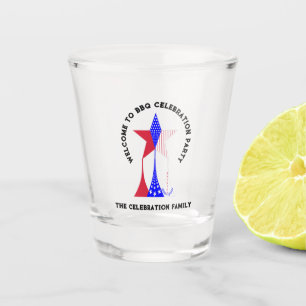 US Flagge Patriot Schnapsglas