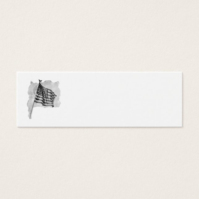 US-Flagge Patriotische Vintage Kunst (Vorderseite)