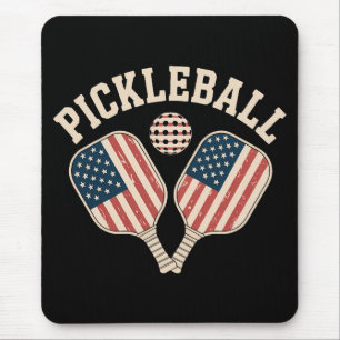 US-Flagge Pickleball-Spieler Mousepad