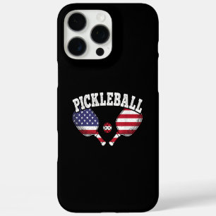 US-Flagge Pickleball-Spieler Vintage Pickle Ball L iPhone 16 Pro Max Hülle