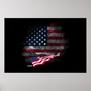 US-Flagge Poster