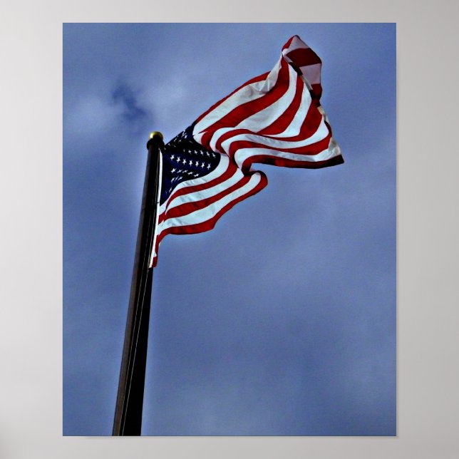 US Flagge Poster (Vorne)