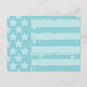 US Flagge Postkarte