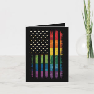 US-Flagge Regenbogen Pride Gay Lesbian LGBTQ Karte