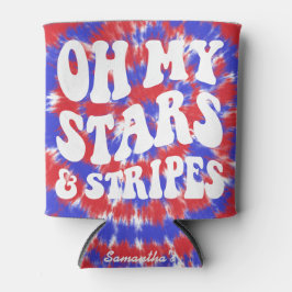 US Flagge Retro 4. Juli Party Dosenkühler