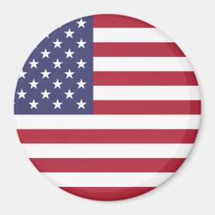 US-Flagge rot weiß und blau Magnet
