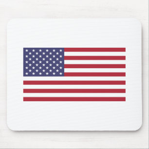 US-Flagge rot weiß und blau Mousepad