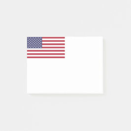 US-Flagge rot weiß und blau Post-it Klebezettel