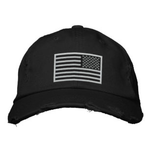 US-Flagge rückgängig gemacht Bestickte Kappe